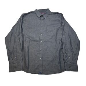 UNTUCKit Shirt Mens XL Gray Button Down Long Sleeve Casual‎ Menswear